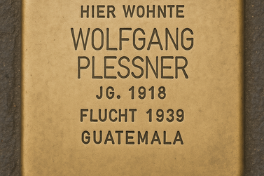Stolperstein von Wolfgang Plessner
