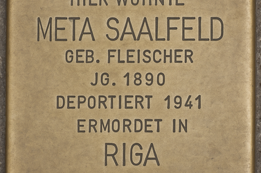 Stolperstein von Meta Saalfeld