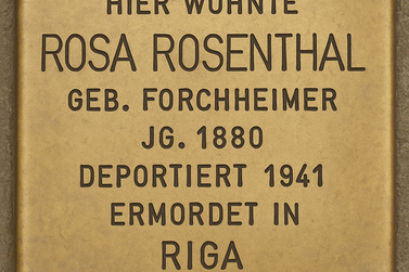 Stolperstein von Rosa Rosenthal