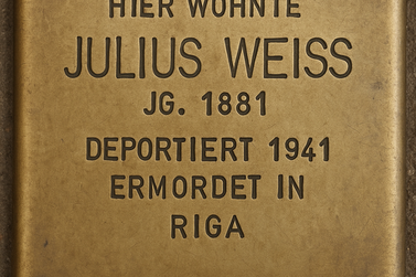 Stolperstein von Julius Weiss
