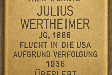 Stolperstein von Julius Wertheimer