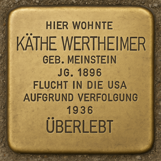 Stolperstein von Käthe Wertheimer
