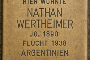 Stolperstein von Nathan Wertheimer