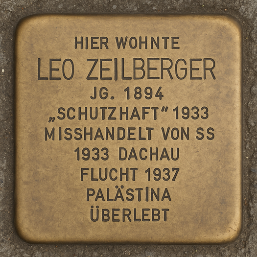 Stolperstein von Leo Zeilberger