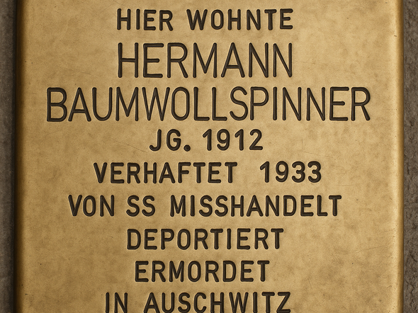 Stolperstein für Hermann Baumwollspinner