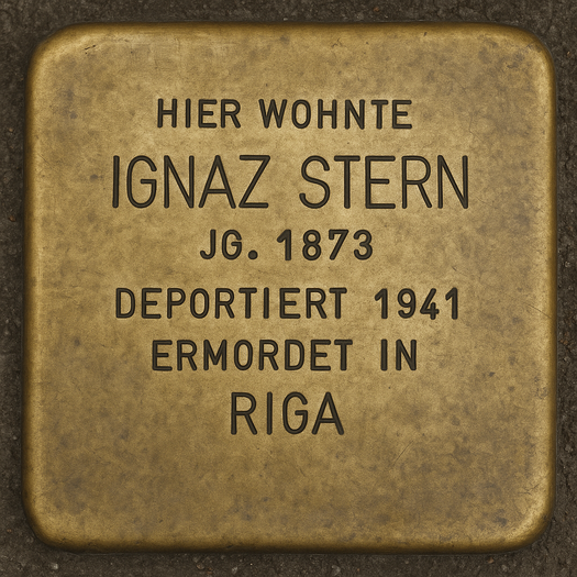 Stolperstein von Ignaz Stern