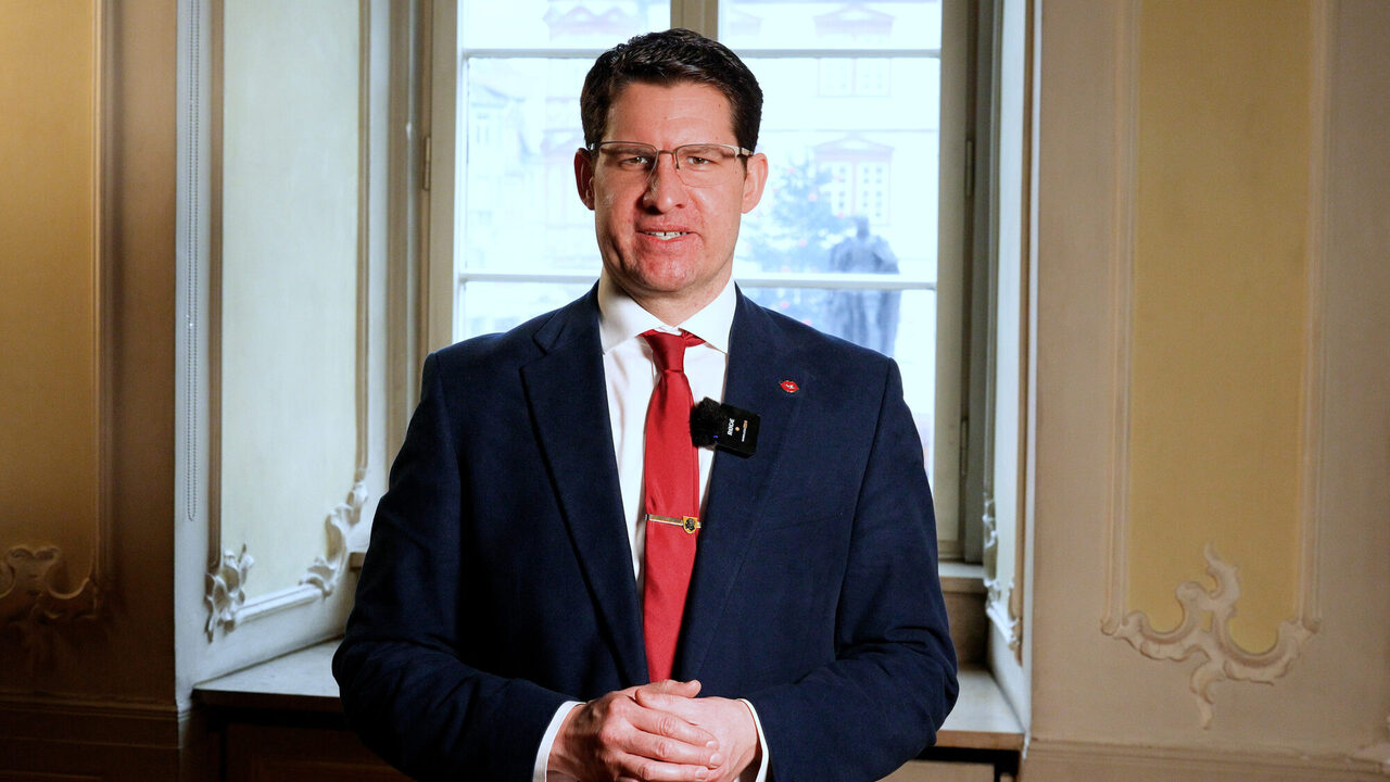 Weihnachtsgruß von OB Dominik Sauerteig 2025